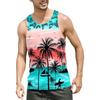 Tropical Palm Tree 3D Print Tank Top Men Women Tank
