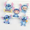 Large Luminous Cartoon Stitch Resin Accessories for DIY Phone Cases, Hair Clips, and Stickers