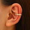 1Pc Horse Eye Zircon Earcuff Clips On Earring for Women Girls No Fake Piercing Cartilage Star Crystal Earring Ring Without Hole