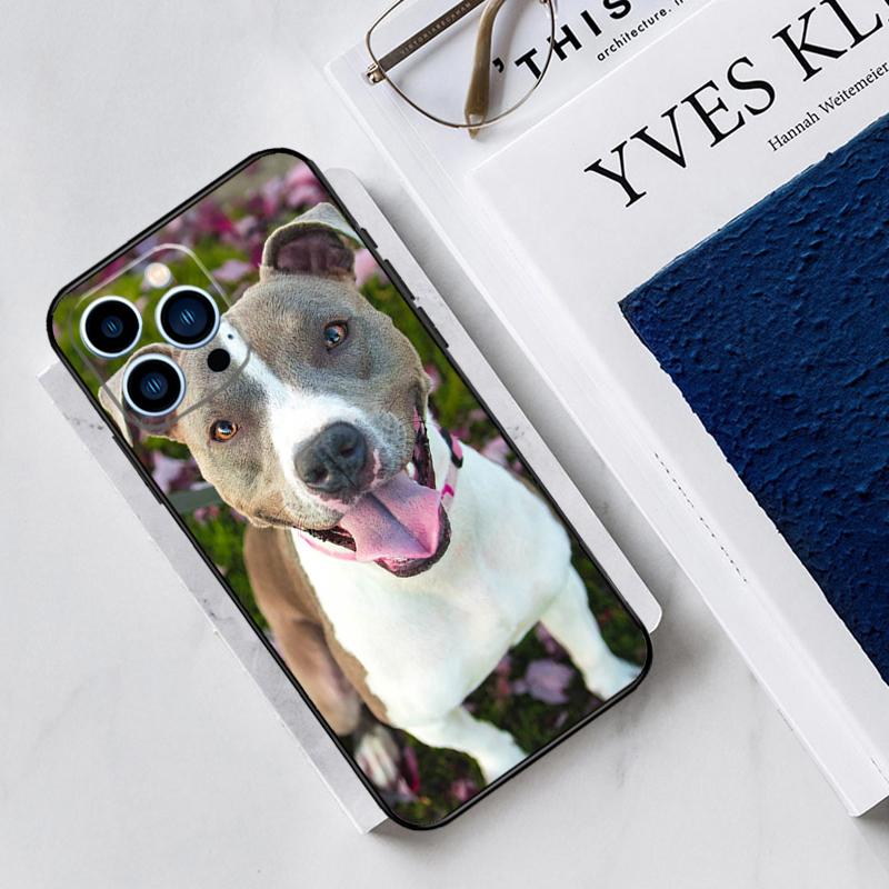 Pit Bull Lovely Dog Pitbull Case For iPhone 17 Air 15 14 11 16 Pro Max 13 12 Mini 15 16 Plus 16e Funda Silicone Cover