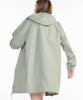 Aigle Official MTD Rain Pack Pocketable Hooded Sage Size Small Waterproof, Breathable, Water-Repellent Zip-Up Coat, Green,