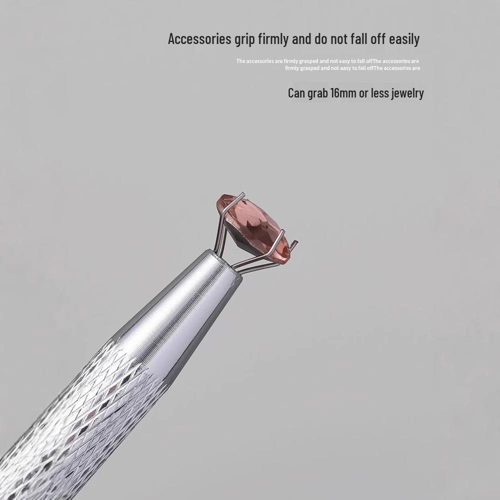 Professioneller Anti-Rutsch-Puderquasten-Schwammclip für Nagelstudio und Rouge-Anwendung