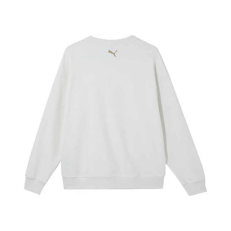 Puma Crew Tr Game On Fashion Comfortable Soft Versatile Loose Sweatshirt Men sweatshirt White 631417-92