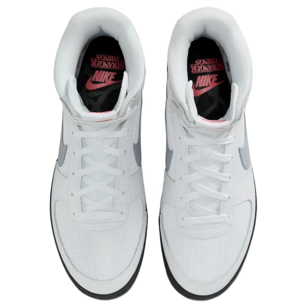 Stranger Things x Nike Field General High Eleven Damen Sneaker Weiß Wolfsgrau Schwarz IM3875-100