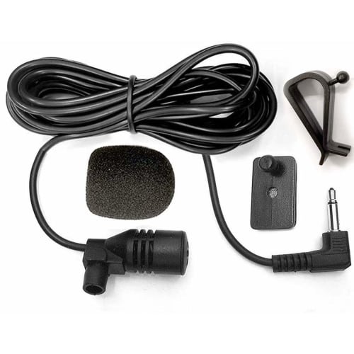 OCT 3.5mm Omnidirectional Car Stereo External Microphone, High Sensitivity Condenser Microphone for GPS, DVD, and Radio