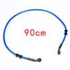 M10 50-120cm Motorcycle Dirt Bike Braided Line Steel Brake Hose Cable Hydraulic Banjo Pipe Universal Fit Racing