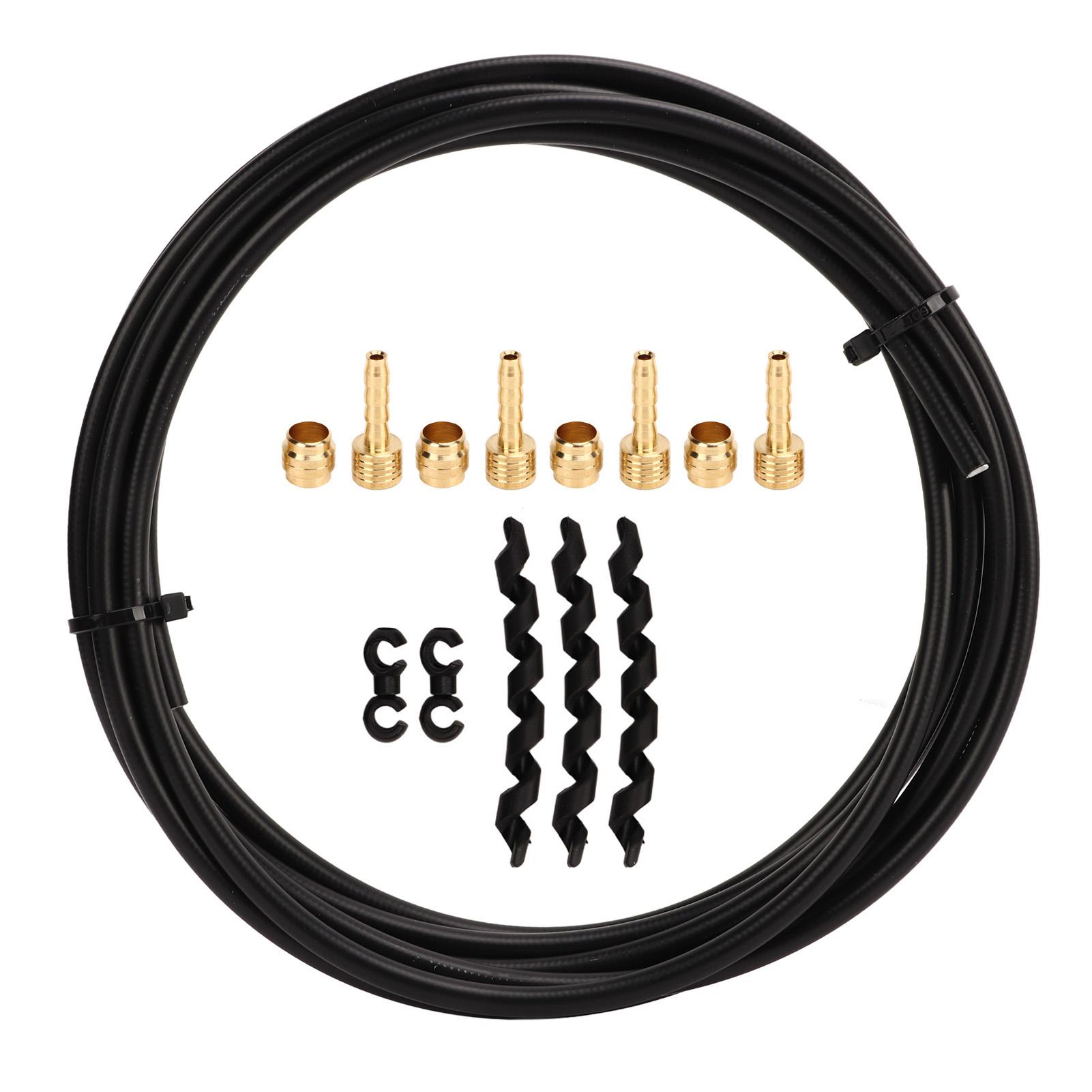 X CANSUN Bike Brake Oil Tube Bicycle Hydraulic Disc Brake Oil Tube Pipe for Mountain Bike Black MA01T