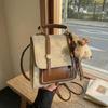 Schoolbag1011 Spring New Retro Commuter Texture Handbag Niche Korean Version Backpack Small Square Bag Foreign Style Women's Bag