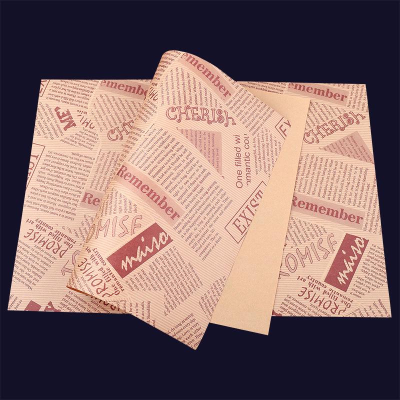 Oil-Absorbing Food-Grade Cooking Paper: Tray Liners for Frying, Grilling, Baking, Roast Duck, and Sandwich Wrapping.