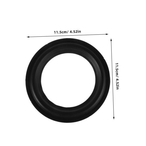 Alasum Rubber Speaker Edge Rings, 4.5-inch, Set of 5. Precision-engineered for Speaker Repair. Durable and Resilient Material for Surround Sound In Mu