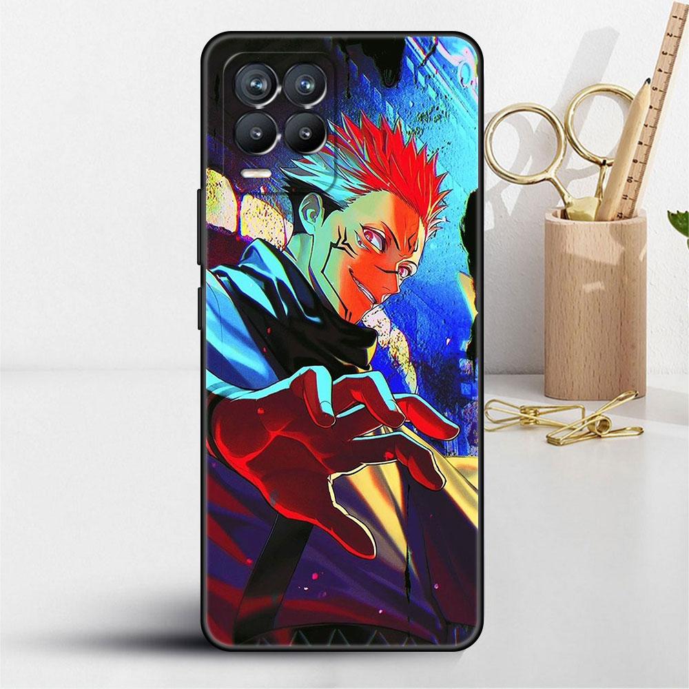 Case For Realme 8 C21y GT Neo 2 3 8i C21 7 C11 6 C12 C35 C3 GT 9 Pro C12 Silicone TPU Phone Cover Cute Jujutsu Kaisen Cool
