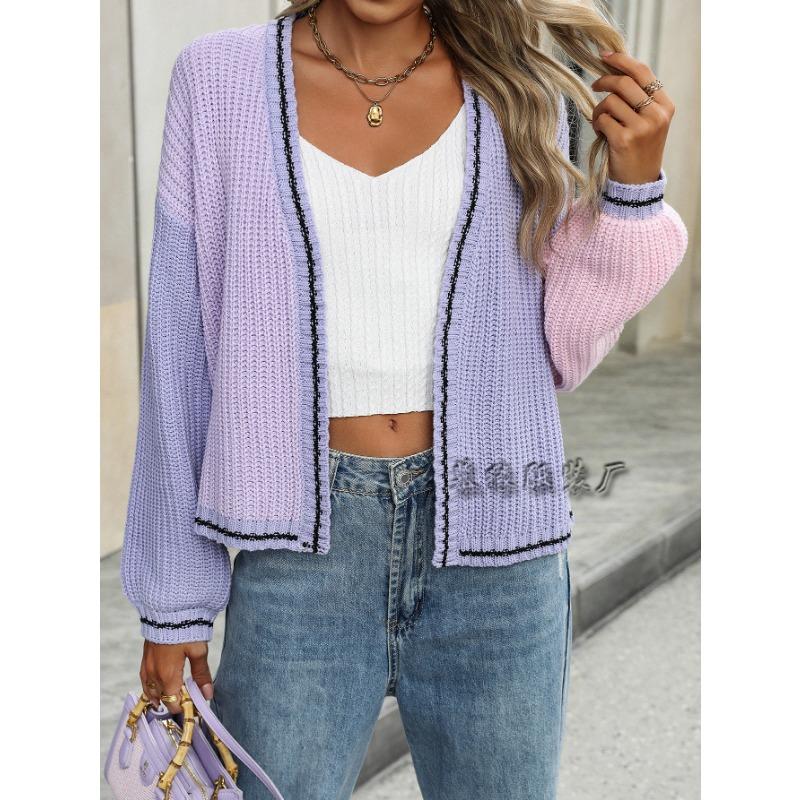 Women S Loose Knit Cardigan Sweater Long Sleeve Casual Commute Style