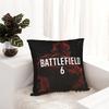Federa Decorativa Battlefield 6 Giochi Divertenti BF6 Merch Casa Copricuscino con Cerniera Multitaglia