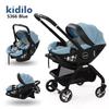 Luxe 3-in-1 Opvouwbare Baby Kinderwagen met Reiswieg en Autostoeltje, Comfort voor Pasgeborenen, Compact en Multifunctioneel