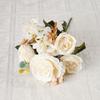 Colorful Artificial Peony Flowers Landscape Silk Hydrangea Bridal Bouquet  Wedding Arrangements