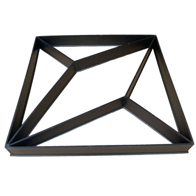 Heavy Duty Plastic Cement Brick Paver Mold Square Shape Ideal For Homemade Garden Walkways And Outdoor Flooring Projects