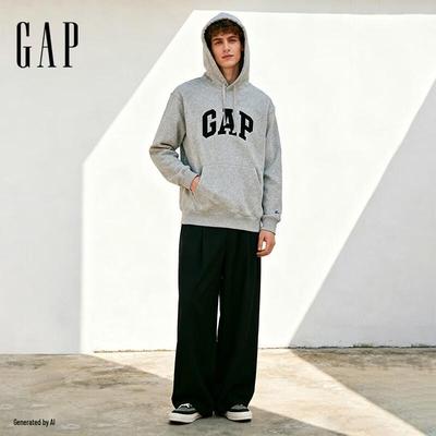 Hanorac Unisex cu Glugă și Logo cu Litere din Fleece