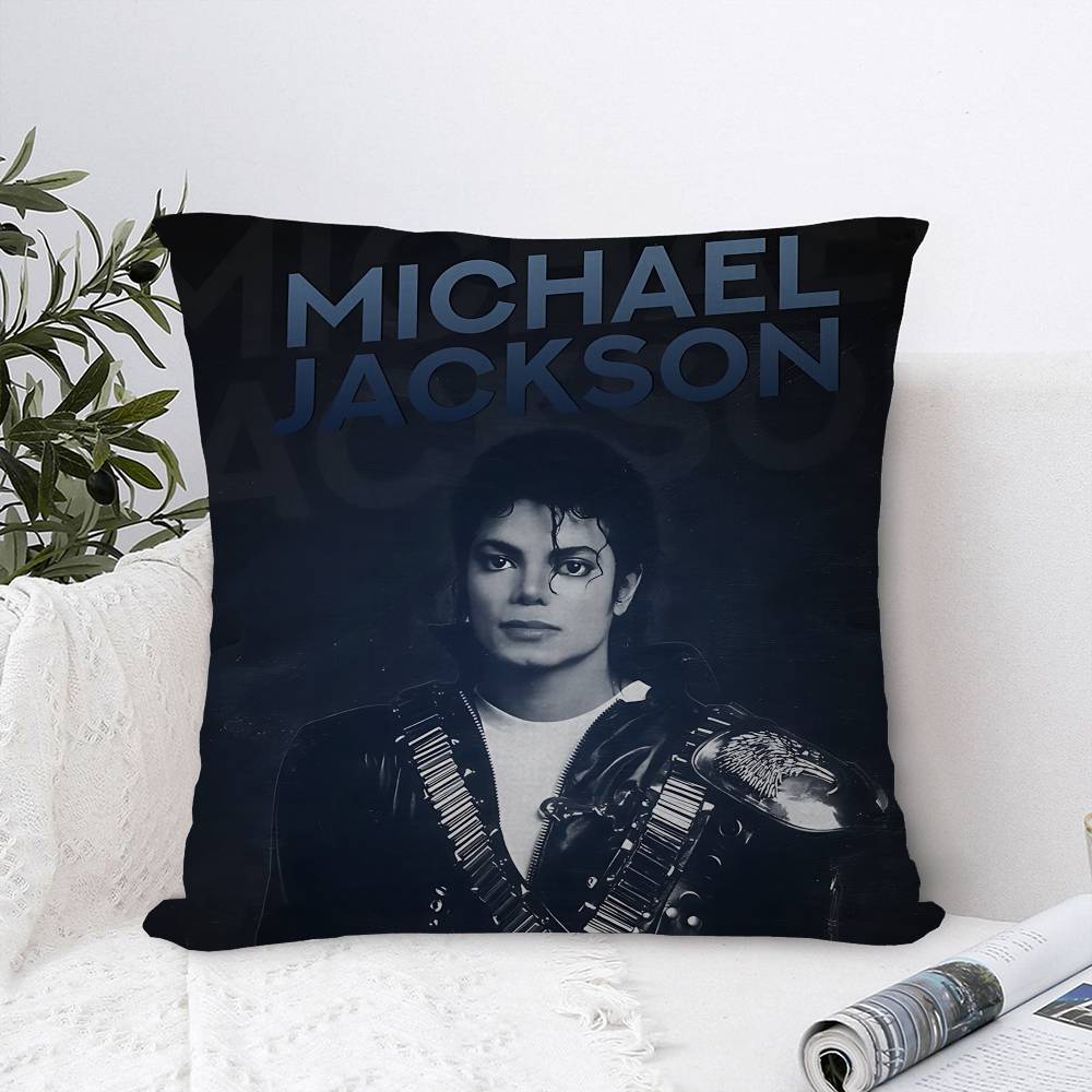 80s Pop Singer Michael Jackson Personalized Pillow Cover Kids Bedroom Wild Party Decor Pillowcase Kid Birthday Shower Gift