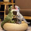 Simulation Dinosaur Plush Toy Lifelike Triceratops Ankylosaur Stegosaur Serpentine Dragon Plushies Doll Cartoon Soft Kids Toys