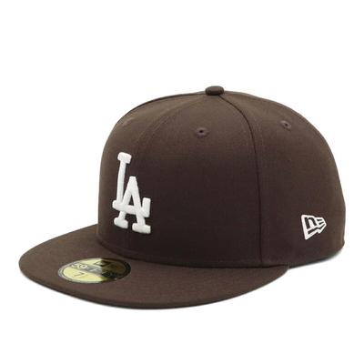 Flat-Brim Cap MLB Dodgers LA Walnut 7 1/2 59Fifty MLB Los Angeles Dodgers