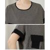 DIMANAF 2026 Plus Size Pants Suits Women Sets Suits Summer Vintage Loose Tops Shirts Long Pants Cotton Linen Casual Black