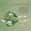 Women's Elegant 925 Silver Hetian Jade Bamboo Bracelet