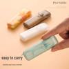 Portable Transparent Toothpick Holder: Compact PP Material Storage Box for Travel