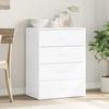 Vidaxl Cabinet, White, 60X39X80 Cm, Wood-Based Material