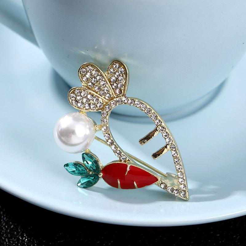 

Blucome, реалистичные хрустальные овощи, стильная брошь, значок, эмаль, чили, помидор, баклажаны, корсаж, для женщин и мужчин, украшения для костюма, булавки красный