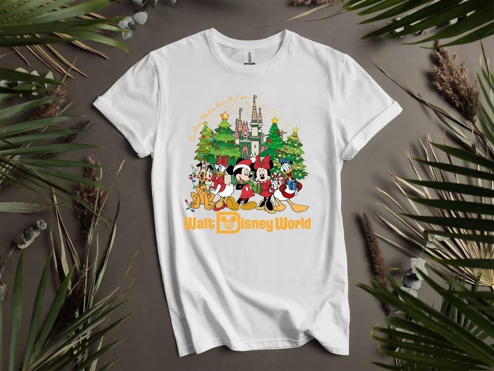 

Mickey s Friends Christmas T-shirt T shirt Men Women Unisex Tshirt I105 L