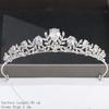Silver Color Crown and Tiara Hair Accessories for Women Wedding Accessories Crown for Bridal Crystal Rhinestone Diadema Tiara