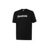 Reebok T Shirts Unisex Black Crew Neck Moderate Straight Fit GR8484