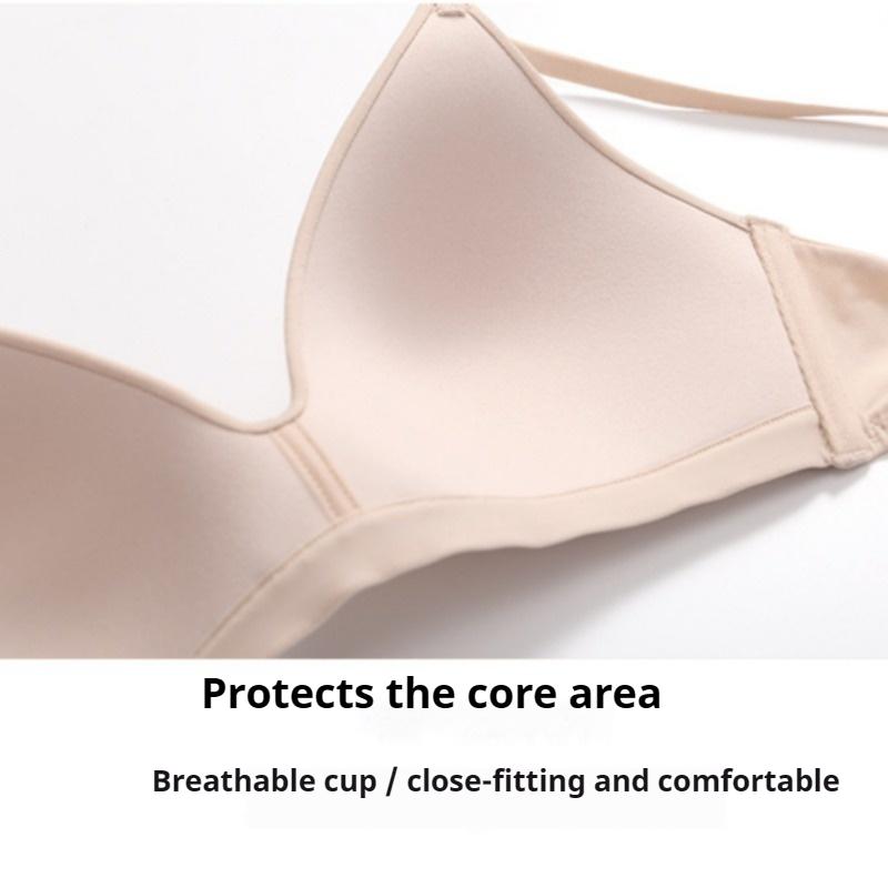 Comfortable Non-wired Bra French Lace Small Chest Push-up Bra Sexy Breathable Underwear Set