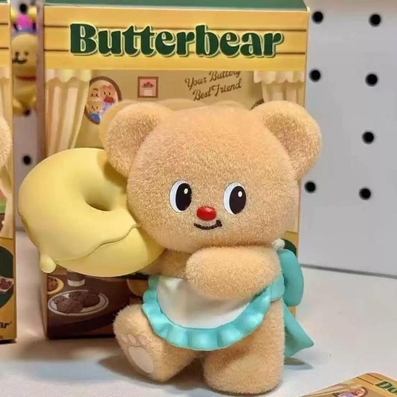 FUNISM Genuine ButterBear Blind Box on Business Days Cute Decorative Items Happy Operating Full of Love Baking Master Figurines