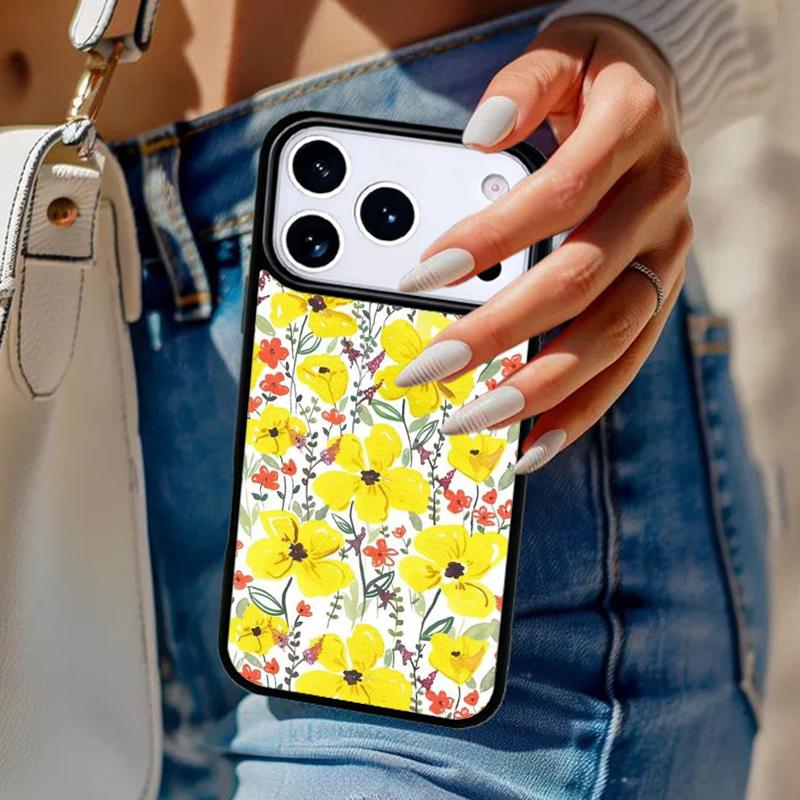 Flowers 1 Buttercups Phone Case For iPhone 17 Air 14 15 13 12 Max Cover For Apple 14 15 16 16e 11 Pro Max Plus Coque