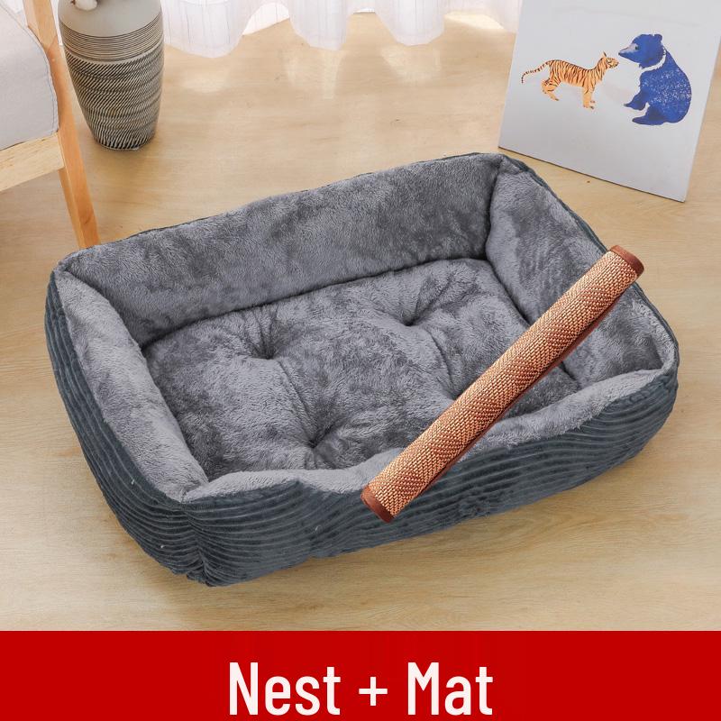 Winter Warm Pet Bed: All-Season Dog & Cat Nest Mat