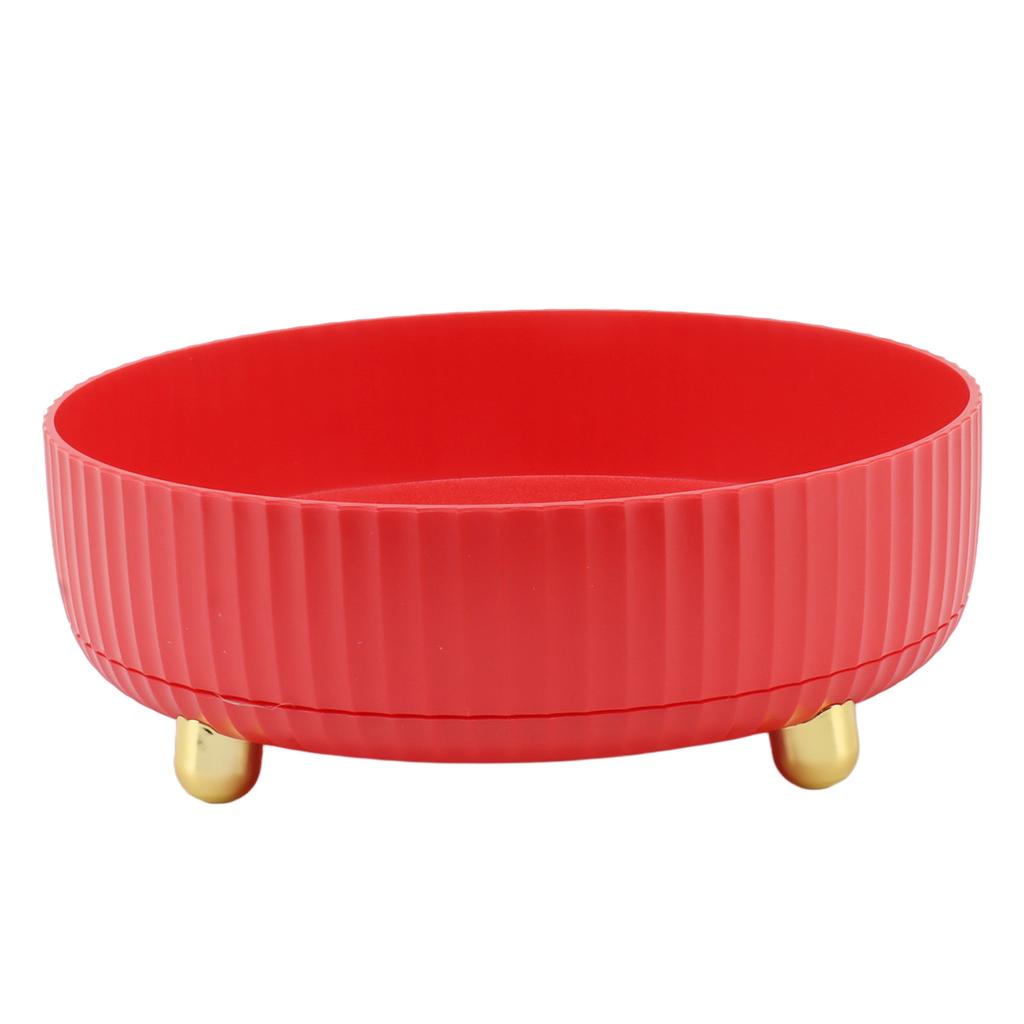 360 Degree Rotating Storage Rack Organizer Round Cosmetic Spice Rack Turntable for Kitchen Cabinet Pantry Small