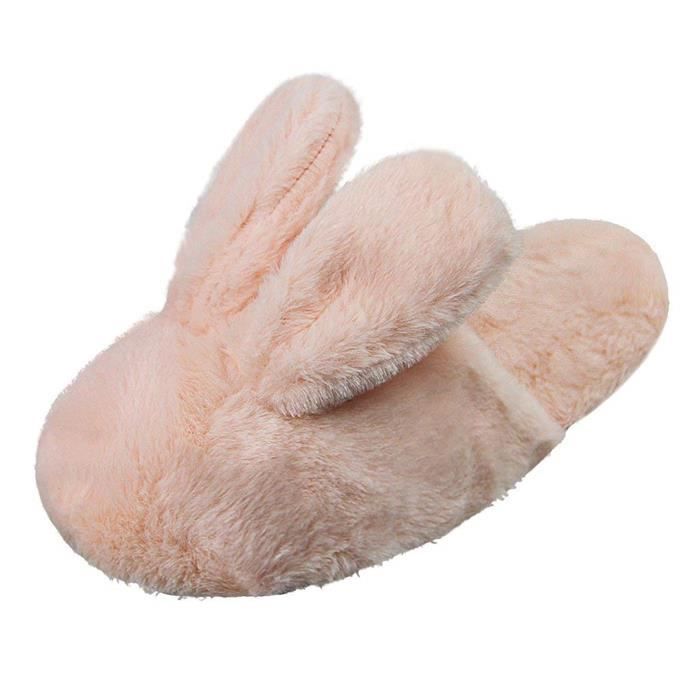 Chaussons - YT92K - Rose - Mousse à mémoire - Femme - Chaud et mignon