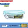 Lock & Lock 2-Piece Heat-Resistant Glass Lunch Box Set: Microwave and Refrigerator Safe, Sealed for Freshness. Gift-Ready.