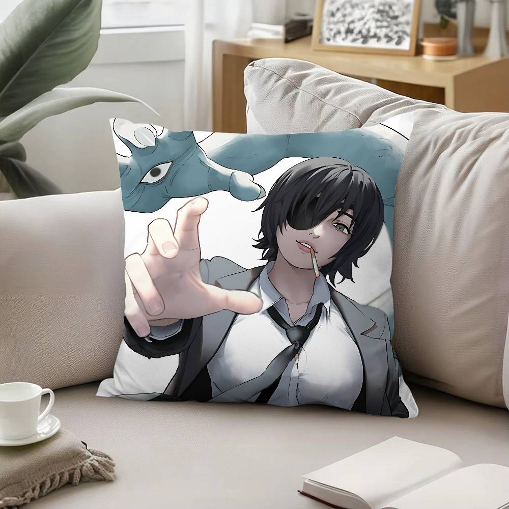 Anime Himeno Throw Pillow Covers Pattern Cushion Cover Suitable For Sofa Bedroom Car Pillow Cover