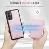 JEEHOOD J05 For Samsung Galaxy A34 5G Case Leather Mobile Cover with Detachable Magnetic Card Bag
