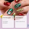 Limited time!!Nymixa Christmas Nail Stickers Exquisite Patterns Festival Diy Creative Nail Art Portable Decorations