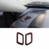 For Nissan Altima - Red Wood Grain Dashboard L&R Air Outlet Vent Trim 2X