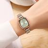 Light Luxury Diamond-Encrusted Oval Women'S Watch Compact Room Gold Stainless Steel Student Watch Waterproof Quartz Women'S Watch