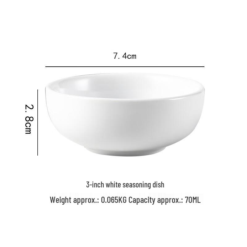 Japanese Style Round Dipping Dishes