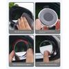 2pcs Suction Cup Type Blind Spots Mirrors 2inch Round Glass Convex Mirror Side Rear View Mirror for Car SUV Automotive