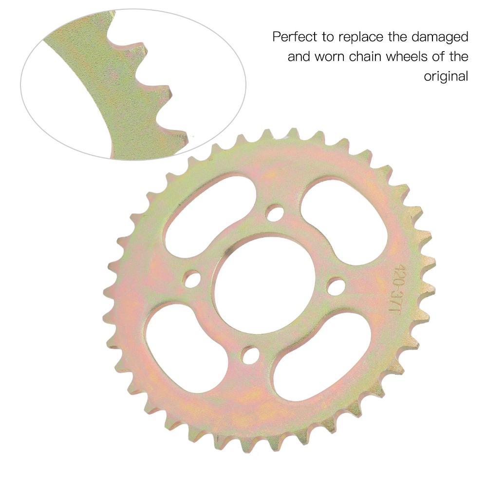 420 37T Rear Chain Sprocket OD 155mm Motorbike Rear Sprocket  Pit Dirt Bike
