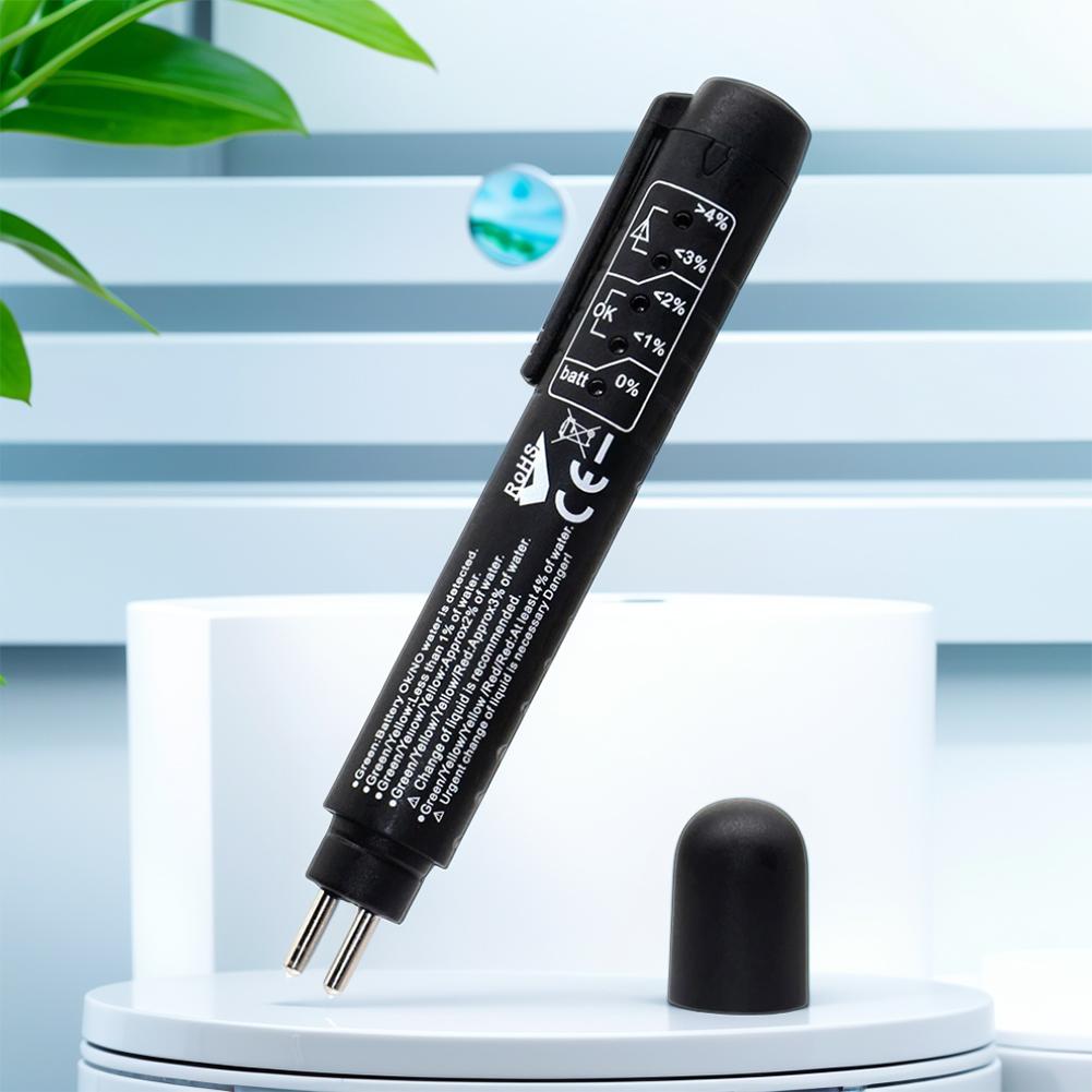 Automotive Brake Oil Tester 5 LED Indicator Car Brake Fluid Tester Pen Car Brake Fluid Tester Car Vehicle Auto Testing Tool