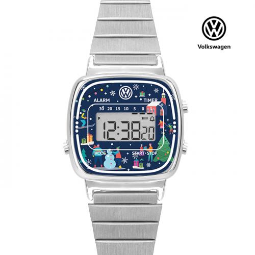 

[ЧАСЫ VOLKSWAGEN] ЧАСЫ VOLKSWAGEN VW Beetle Newtro Цифровые часы VW-BeetleNewtroSW-BL FREE