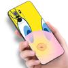 Yellow Cartoon Bird Black Silicone Phone Case For Xiaomi POCO X3 X4 NFC F4 GT F5 F6 M3 M4 M6 X5 X6 Pro 5G M5 C55 C65